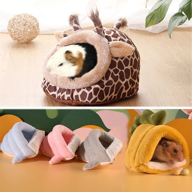 家のための純粋で柔らかいギニアピッグハウス,ハムスターミニ動物,マウス付きの巣,家のための小さなペット製品 5,684円