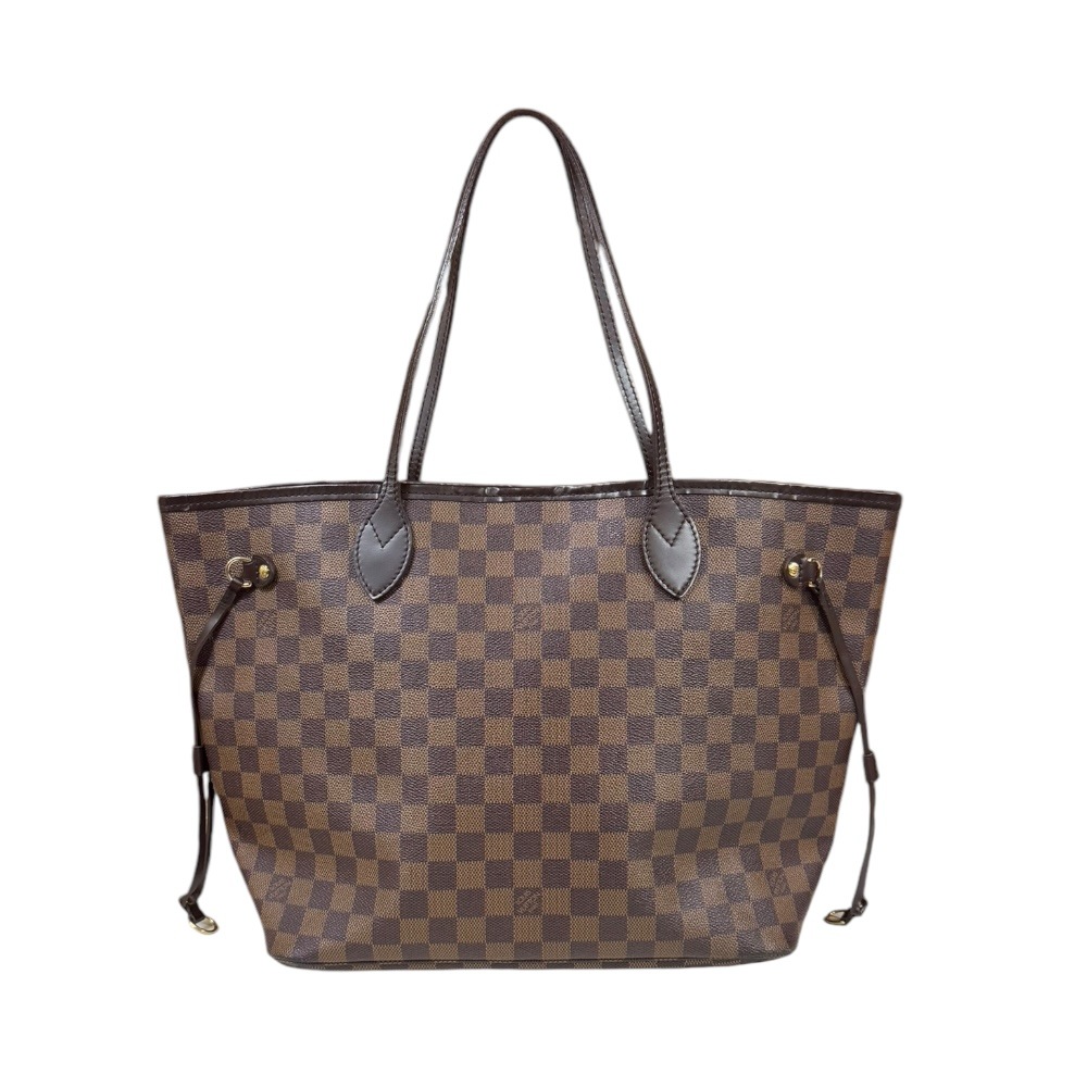 ルイヴィトン ネヴァーフルMM ダミエ トートバッグ ダミエキャンバス N51105 ブラウン LOUIS VUITTON 中古