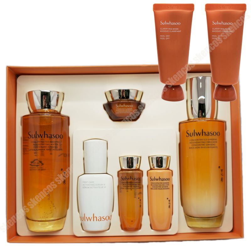 滋陰生(ジャウムセン)2種企画セット-スキン125ml +ローション125ml+サンプル + 玉容 パック70ml / Clarifying Mask EX