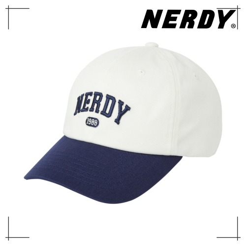 NDY アーチロゴ 2トーン ボールキャップ BURGUNDY/GREEN/NAVY