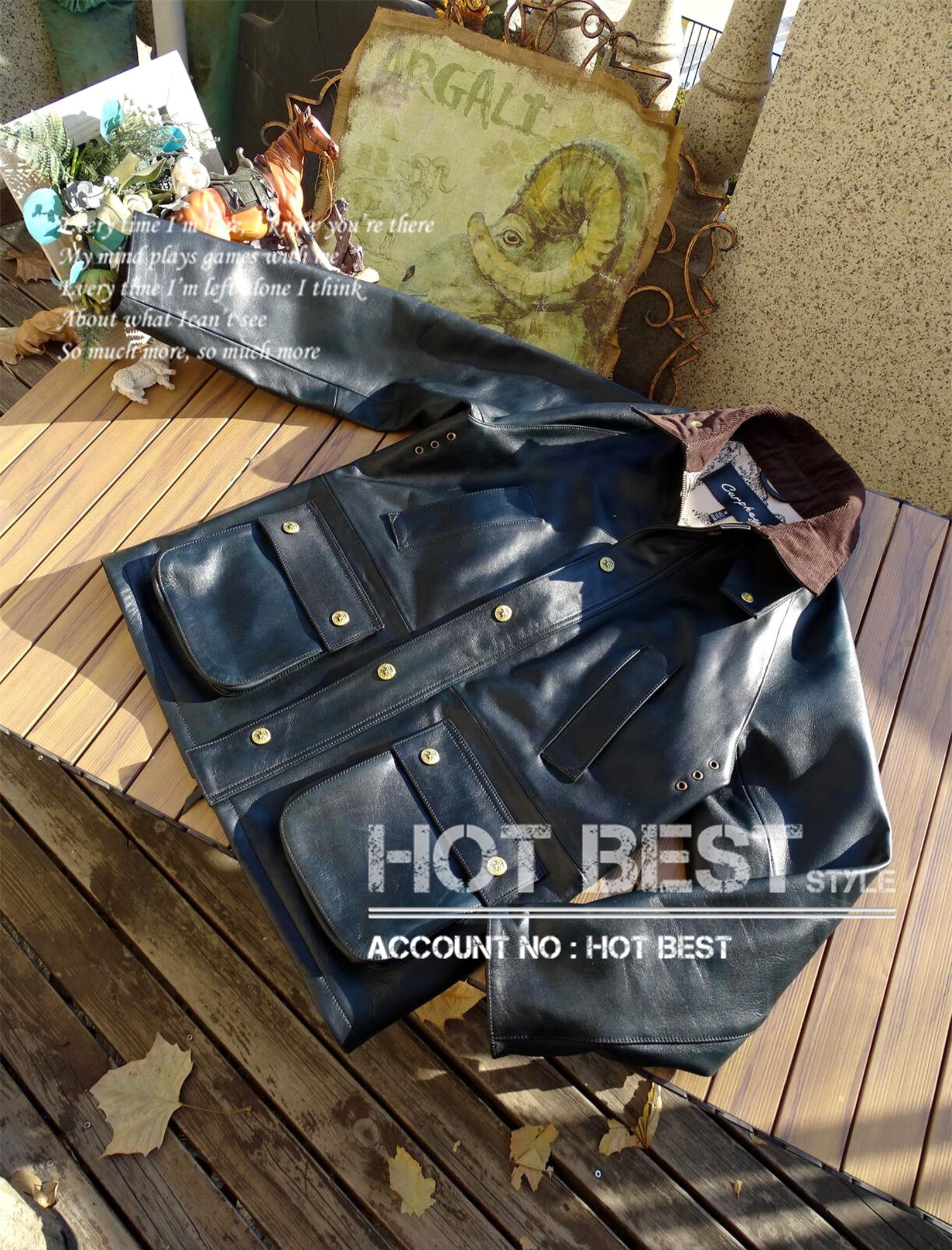 1.0mm カウハイド 復刻50スタイル サファリジャケット M65タイプ ギフト メンズ 革ジャン イタリアンレザー 牛革