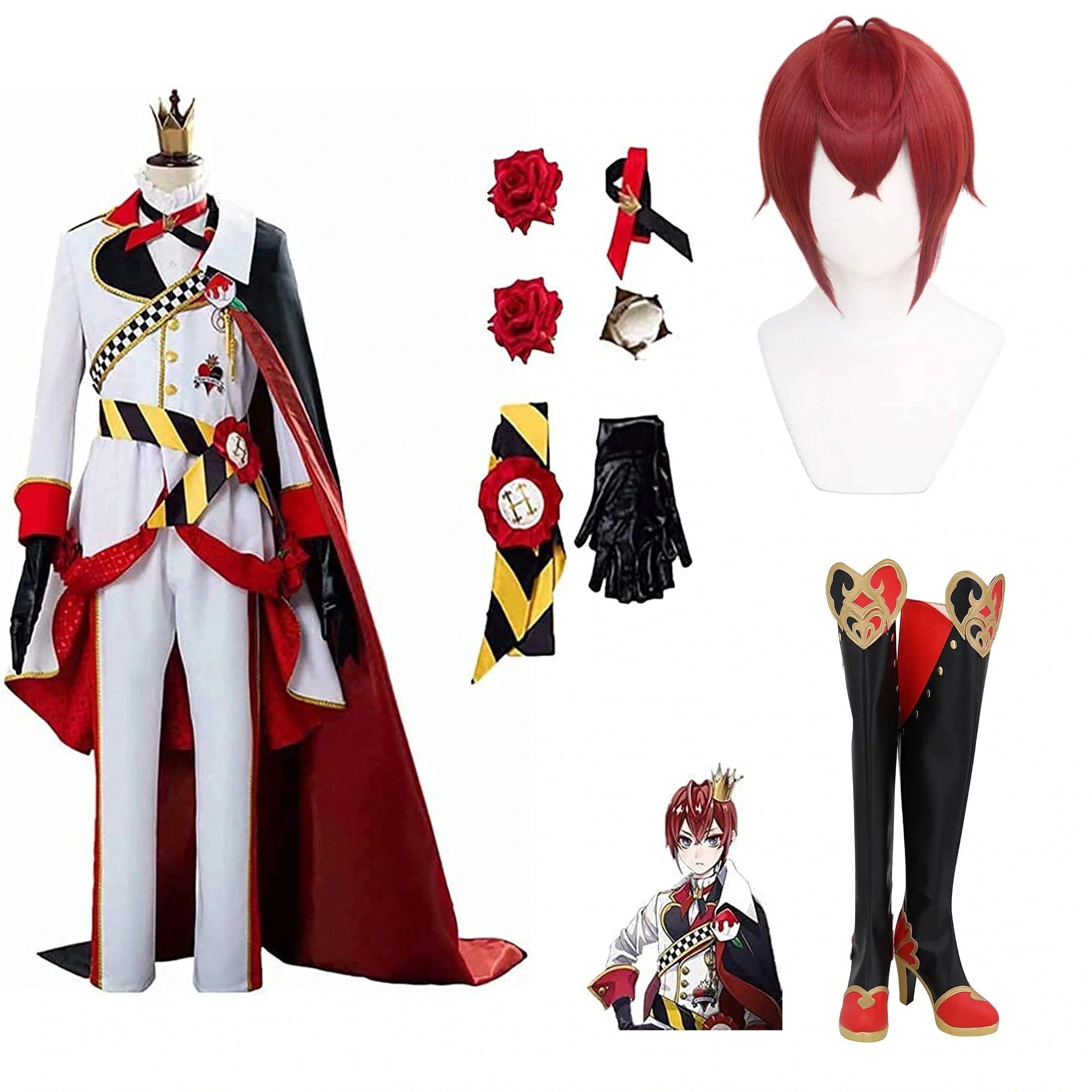 【全シリーズ発売中】 【値引き中】学園祭 ハロウィン ハロウィーン 高級 コスチューム コスプレ衣装 コスプレ用衣装 寮服 ふしぎ国アリス ハーツラビュル寮 ツイステ リドルローズハート Riddle