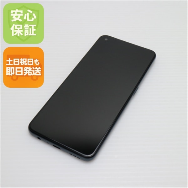 超美品 OPPO A55s 5G A102OP ブラック 本体 即日発送 土日祝発送OK 175