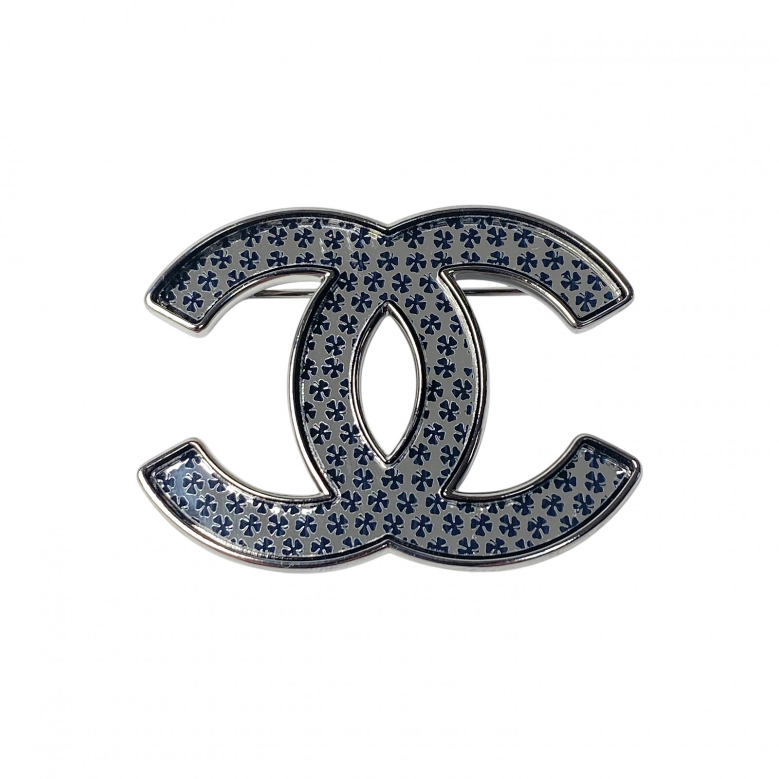 未使用 シャネル CHANEL レディース ココマーク クローバー ブローチ A24S