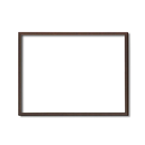 ( 木製額 ) デッサン額 三三サイズ 606×455mm ブラウン 壁掛けひも付き UVカットアクリル 木製 フレーム 額縁 額