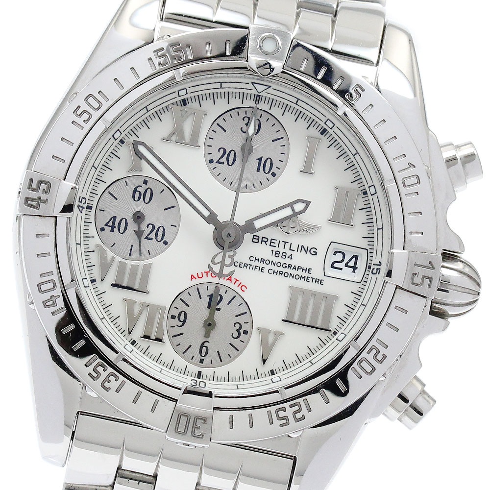 ブライトリング BREITLING A13358 クロノコックピット デイト 自動巻き メンズ 保証書付き_889576【中古】