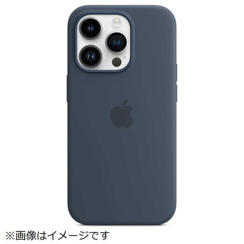 【新品未開封】iPhone 14 Proシリコーンケース ストームブルー MPTF3FE/A