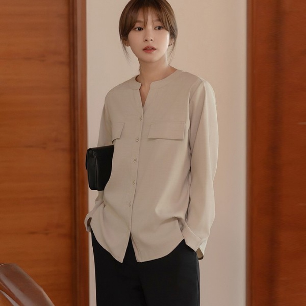 (Elysia) メルドヘンリーネックボタンポケットサウス