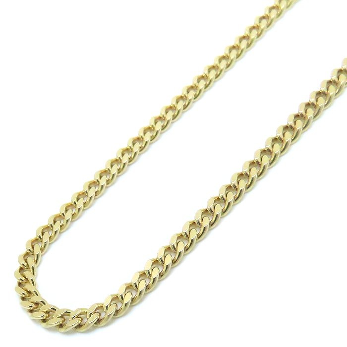 喜平ネックレス K18YG イエローゴールド メンズ 2面 シングル 50cm 10.2g/76278【中古】