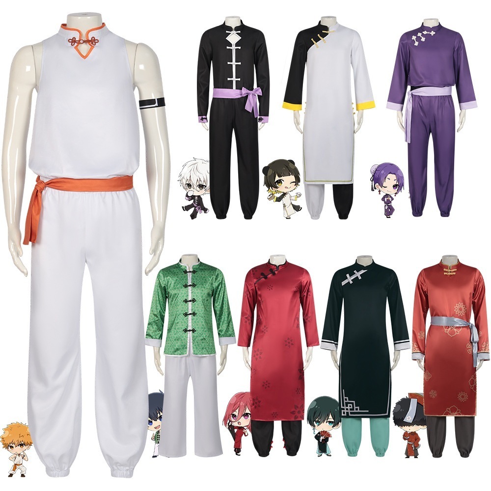 ハロウィン仮装 中華服 コスチューム チャイナ服 変装 國神錬介コスプレ衣装 糸師冴 糸師凛 御影玲王 凪誠士郎 蜂楽廻千切豹馬 潔世一 LOCK BLUE ブルーロック スーツ ハロウィン 2023