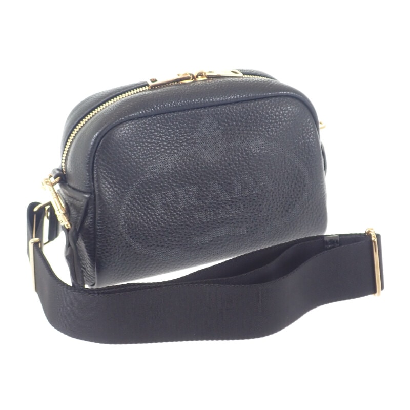 ヴィッテロダイノ 1BH187 ショルダーバッグ レザー NERO レディース【Aランク】