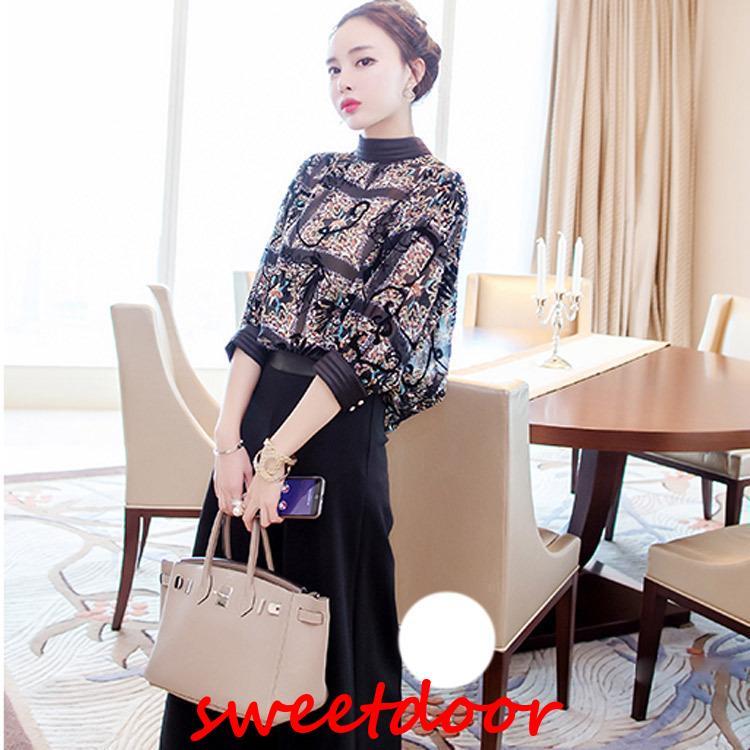 パーティードレスパンツドレス結婚式大きいサイズワイドセットアップコーデおしゃれスーツフォーマルドレス二次会体型カバーブラウス 7,550円