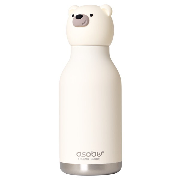 SBV44BE ホワイト ベア(クマ) BESTIE(べスティ) キャラクター ボトル (460ml)