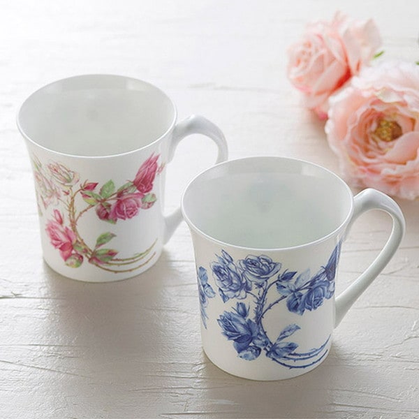 05301602 EROG/B20502C エインズレイエリザベスローズ ペアヨークマグ