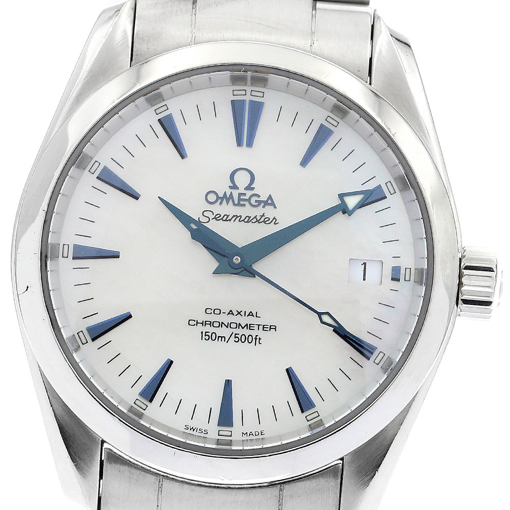 オメガ OMEGA 2504.70 シーマスター アクアテラ コーアクシャル 自動巻き ボーイズ _884940【中古】