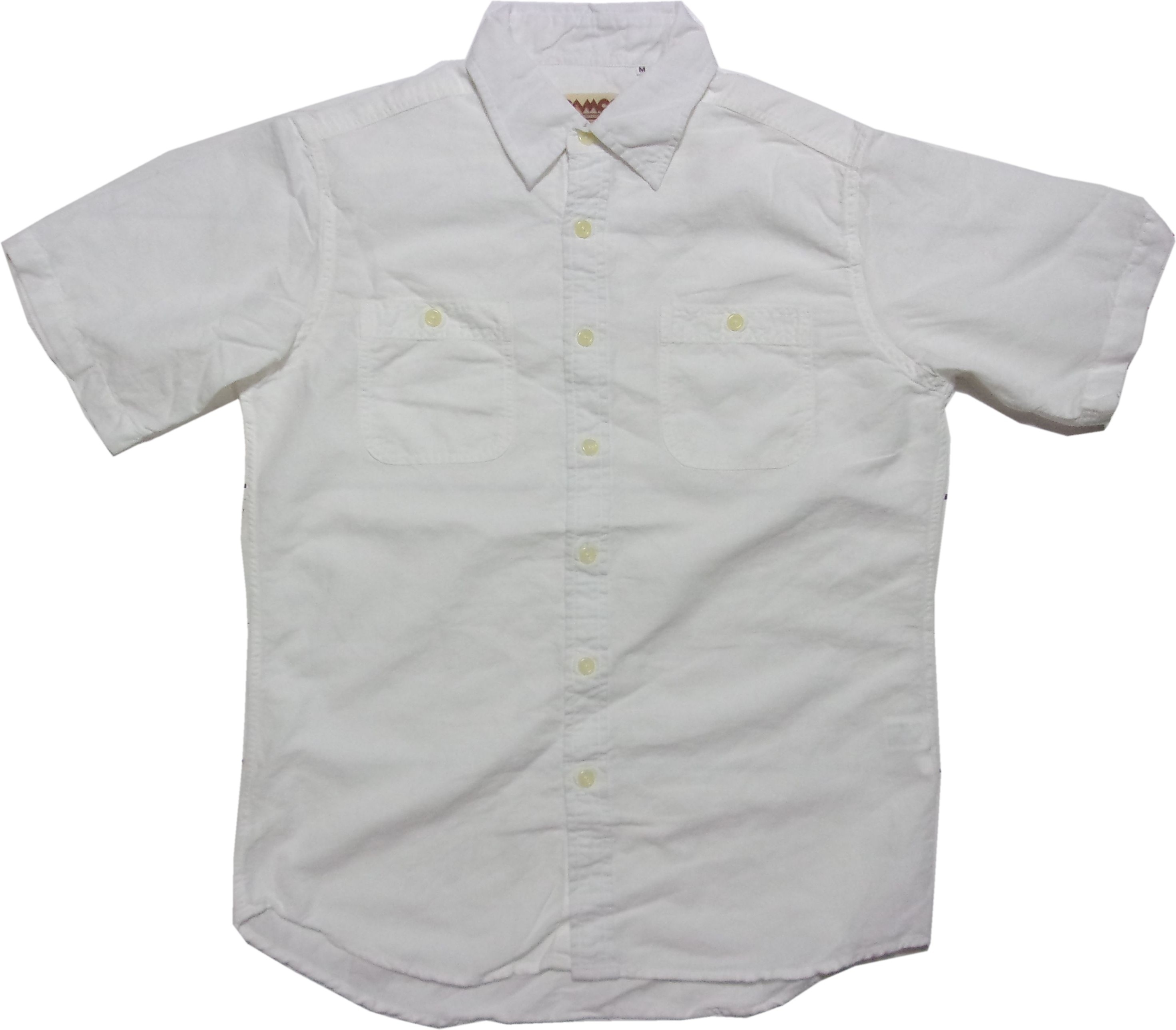 半袖 コットン リネン ワークシャツ ホワイト メンズ CC2-033 7,654円