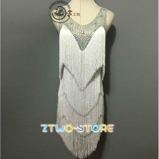 ラテンダンスドレス ワンピース 長袖 ルンバ サンバ ワルツ ラテン専用ドレス レッスン着 練習用 競技用 発表会用ダンスドレス 社交ダンス衣装 開場演出服