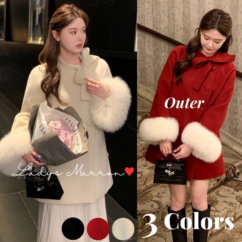 【急速出荷 2025年新作】ケープコート レディース 可愛い ポンチョコート アウター 冬 マントコート ボア ファーコート ファーアウター ファーコートレディース ジャケット 白コート 白いコート 7,733円