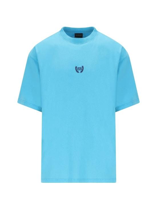 BALENCIAGA Men T-Shirts 764235 TSVC93515 Clear Blue
