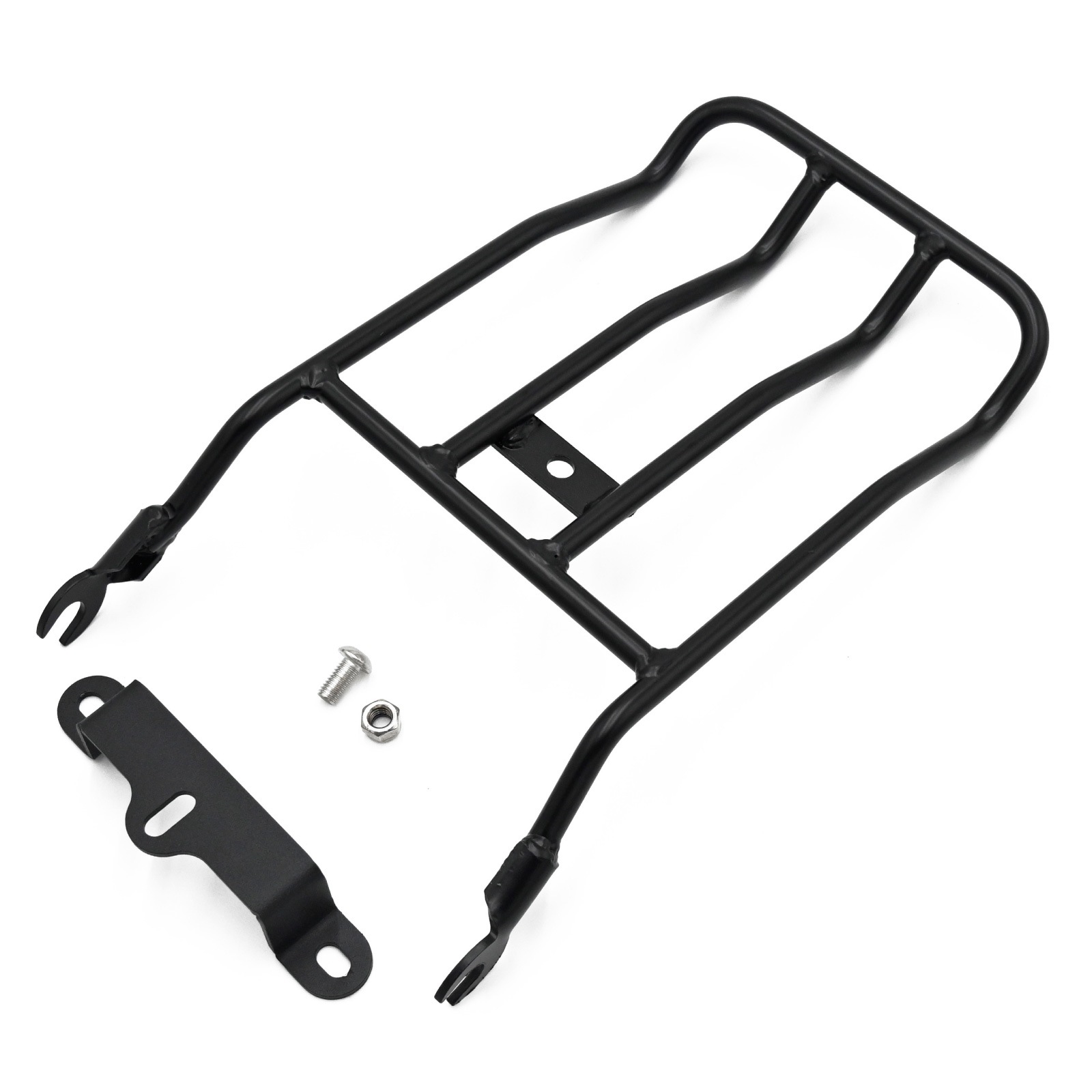 JA45 JA60 クロスカブ 110 リアキャリア リア キャリア ブラック 荷台 バイク パーツ カスタム 復刻 スタイル 社外品 アクセサリー