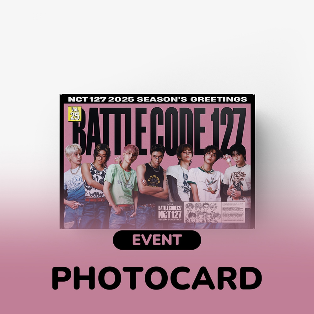 NCT127 エヌシーティー 127 SEASONS GREETINGS 2025シーズングリーティング withmuu特典トレカ付き