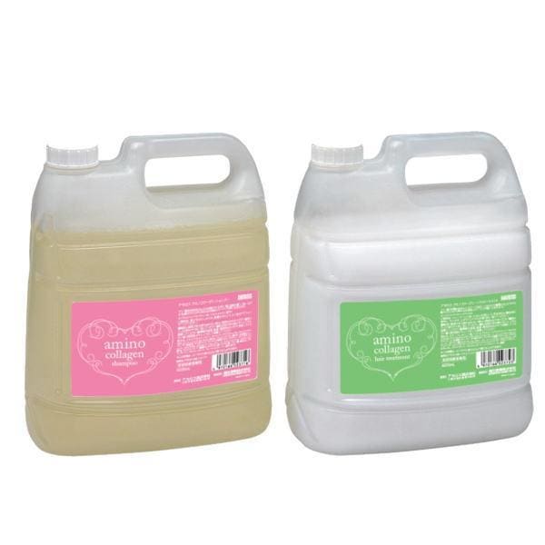 アモロス アミノコラーゲン シャンプー 4000ml + トリートメント 4000ml 詰替え用 レフィル 2個セット