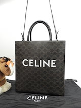 Qoo10] CELINE トートバッグ 165213 ラゲージ ミ