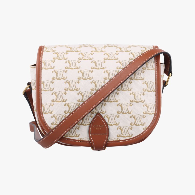 ファルコ トリオンフ ホワイト×ブラウン PVCコーティングキャンバス U-CU-0241中古 69,300円