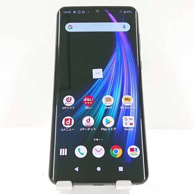 AQUOS zero2 SH-01M ドコモ アストロブラック 送料無料 本体 c08233 【中古】