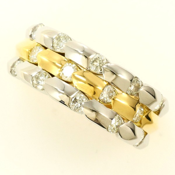 PT900 プラチナ リング 10.5号 ダイヤ 0.70 カード鑑別書 ジュエリー 中古 105,400円