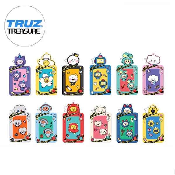 Qoo10] ライン・フレンズ [公式]TRUZ フォトカードキーホルダ