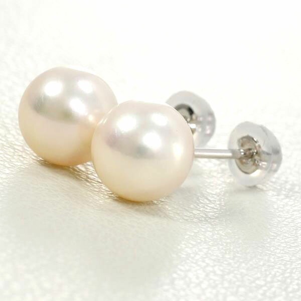 PT900 プラチナ ピアス パール 総重量約1.5g ジュエリー 中古
