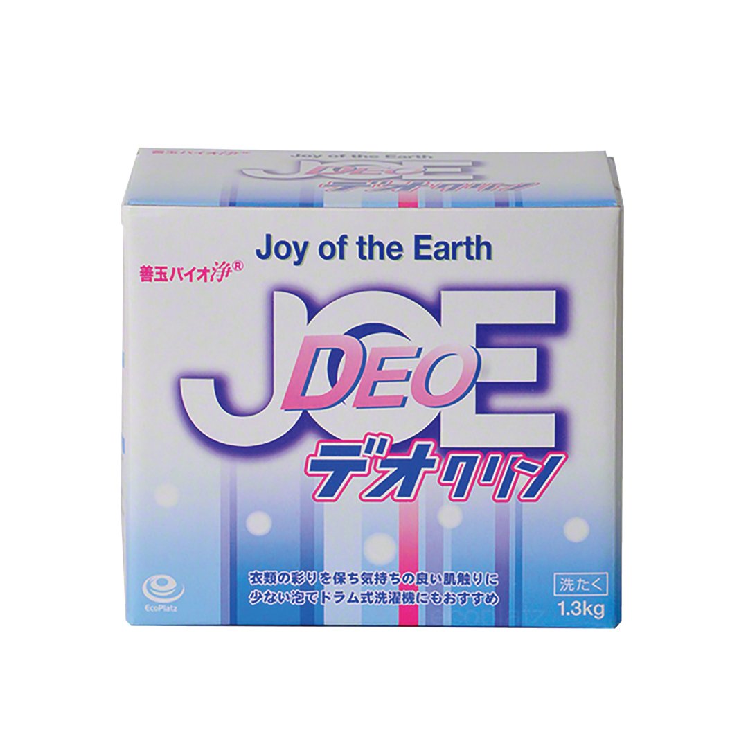 エコプラッツ 善玉バイオ浄 JOE デオクリン 無香料のエコ洗剤 粉末 1.3kg