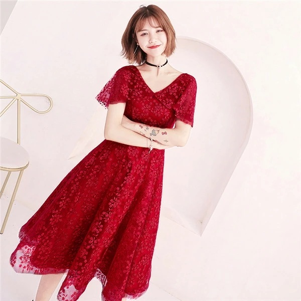 ドレス 大人 ピアノ 発表会 ミモレ丈ドレス 演奏会 演奏会用ドレス 赤 ピアノ発表会 結婚式 高校生 パーティードレス 演奏会ドレス 大きいサイズ 母親 コンクール イブニングドレス ミモレ丈 大き