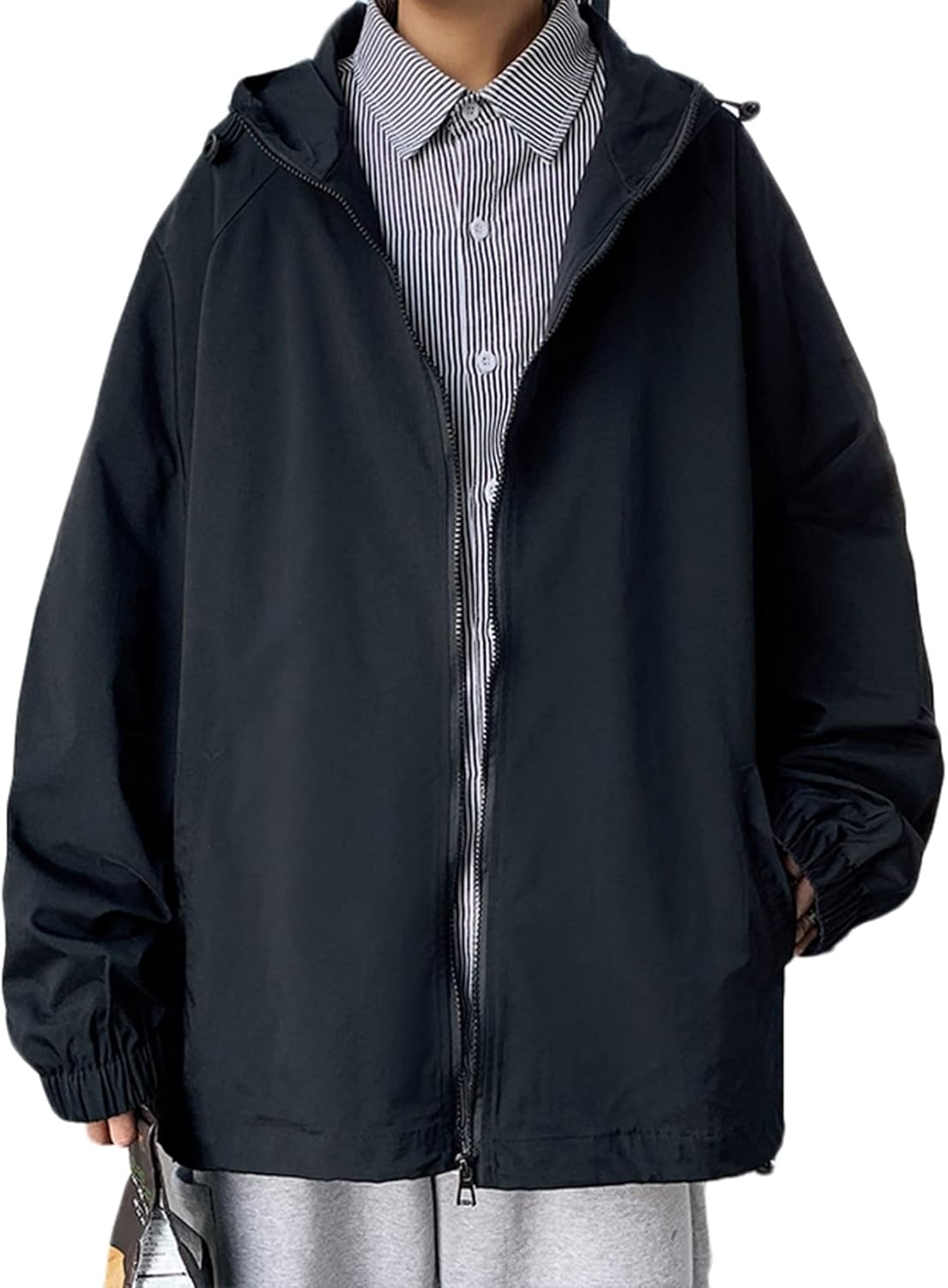 パーカー トレーナー 男性用 蛍光 カラフル ジップアップ フード付き 長袖 カジュアル 無地 シンプル カッコイイ 丈長め 体型パカー 秋服 大きいサイズ 肌触りがいい オシャレ 通気性 7,698円