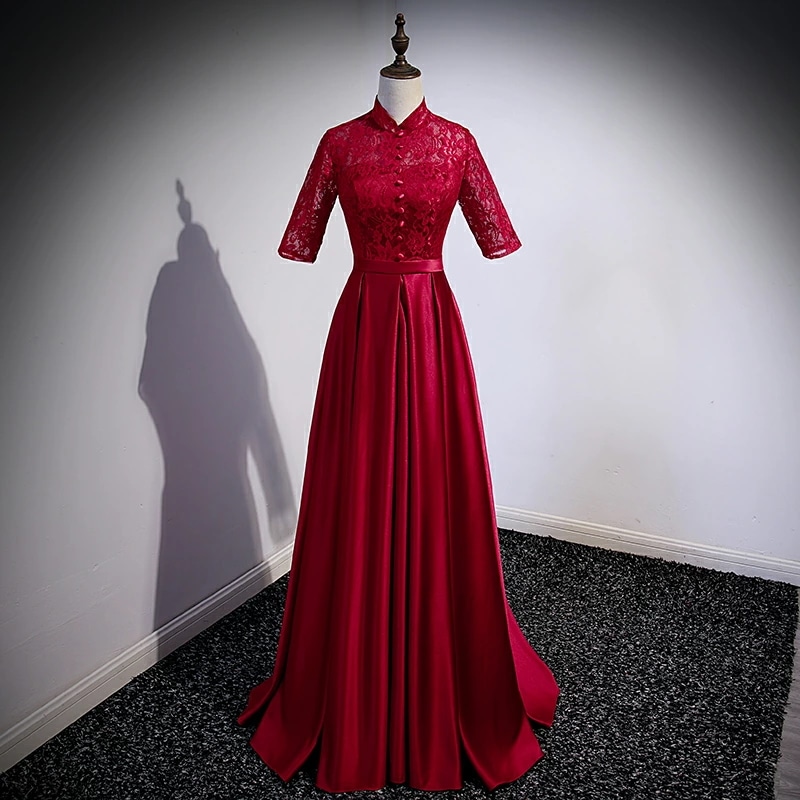 カラードレス5分袖 ロングドレス ファスナー ステージ衣装 演奏会用ドレス フォーマルドレス 二次会 撮影 結婚式 花嫁 パーティードレス 披露宴 Aラインドレス 豪華ドレス 前撮りドレス ハネムーン 14,875円