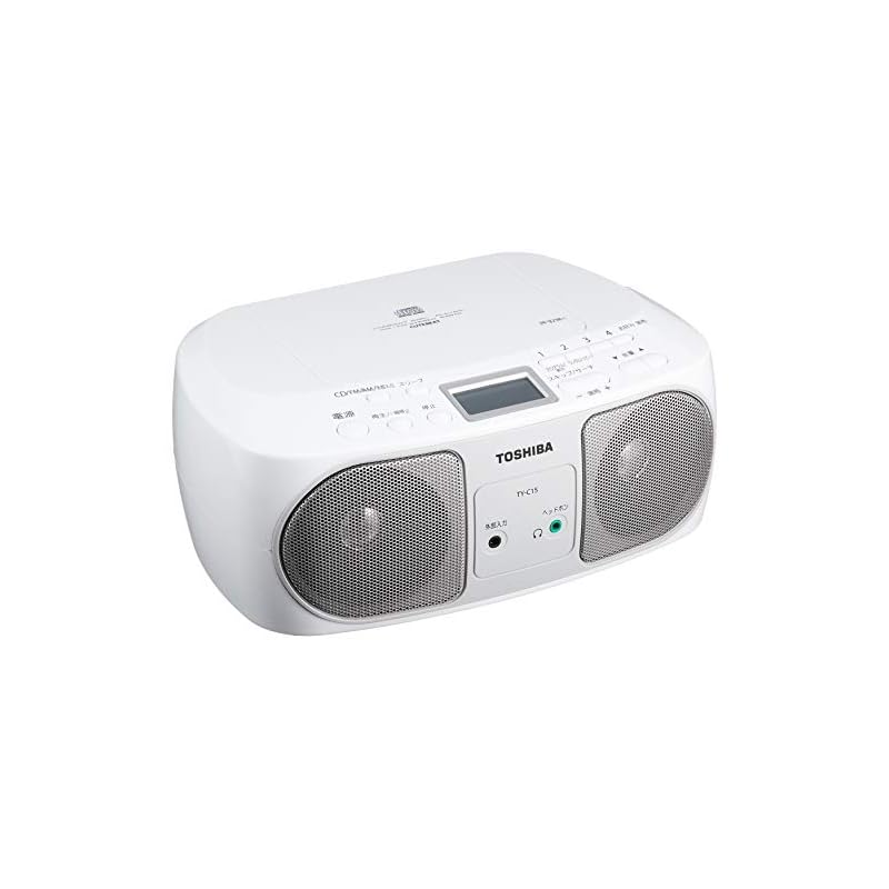 【3日以内発送】東芝 CDラジオ TY-C15 (S) AUX シルバー