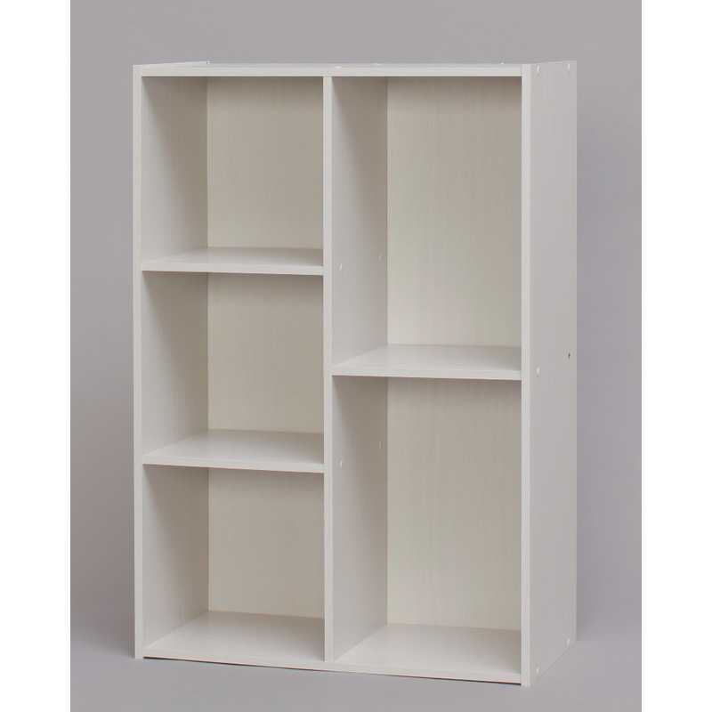 アイリスオーヤマ　IRIS OHYAMA　カラーボックス 2列タイプ (オフホワイト/約幅60×奥行29×高さ88cm)