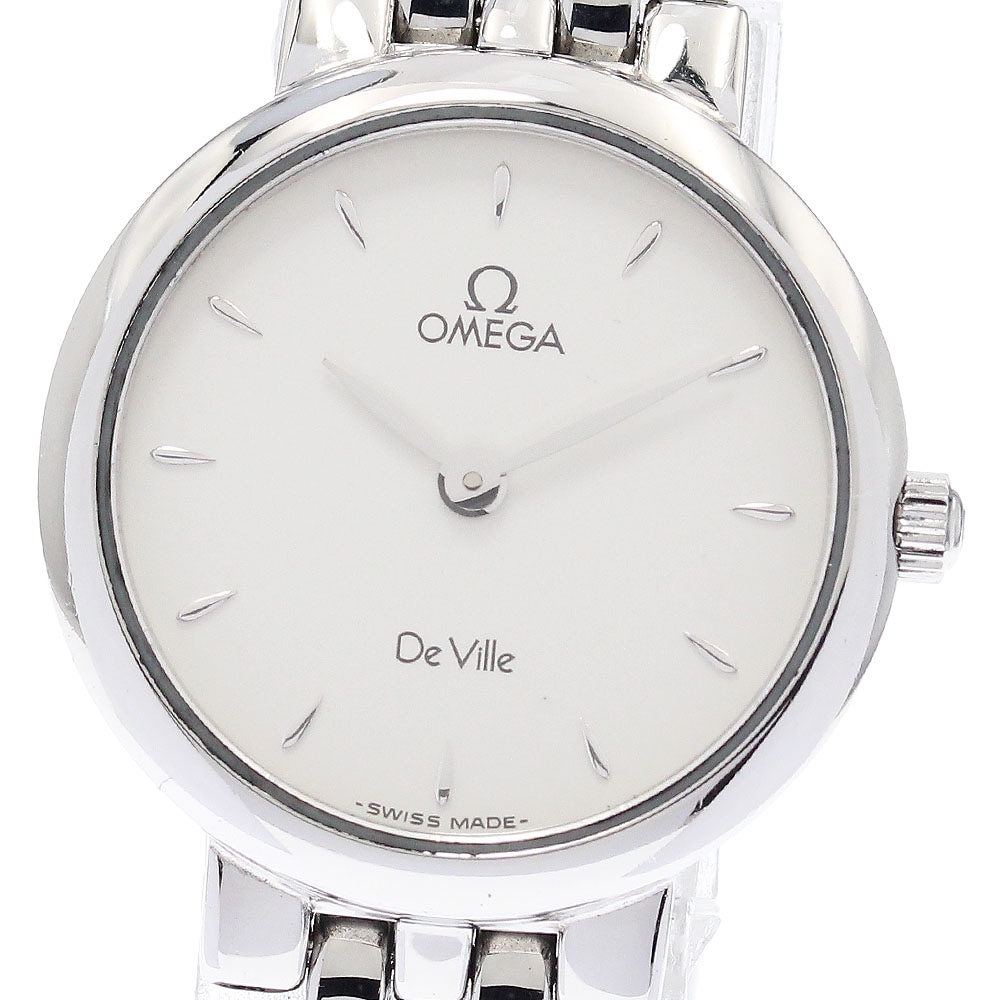 オメガ OMEGA 7560.31 デビル クォーツ レディース 保証書付き_943776【中古】