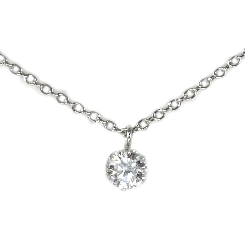 ラボグロウンダイヤモンドネックレス 一粒ダイヤモンド Lab Grown 0.15ct Stainless316素材 3272
