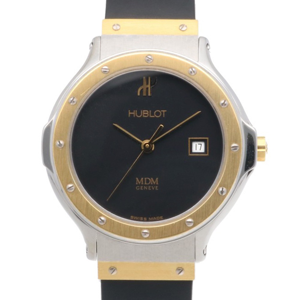 ウブロ MDMクラシック 腕時計 ステンレススチール 1391.2 クオーツ 1年保証 HUBLOT 中古