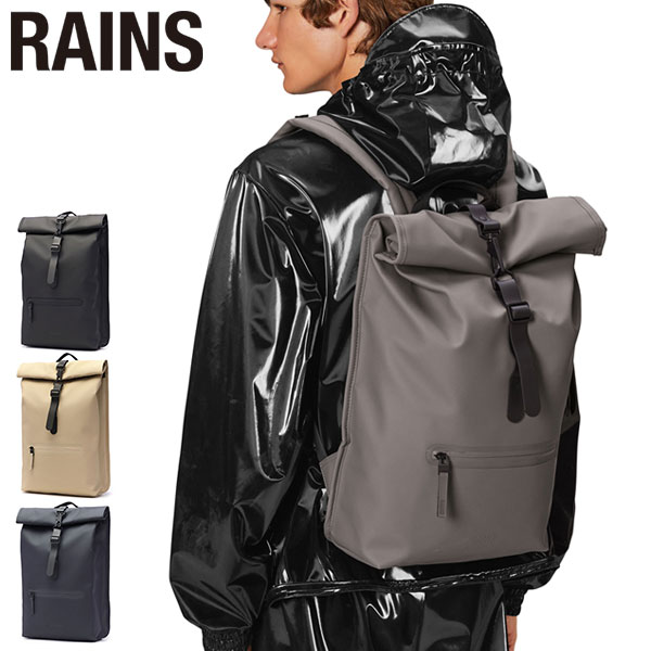 リュック 通勤 軽量 おしゃれ 防水 カジュアル B4 A4 13L 通学 旅行 シンプル ビジカジ ウォータープルーフ リュックサック バックパック Rolltop Rucksack 13320