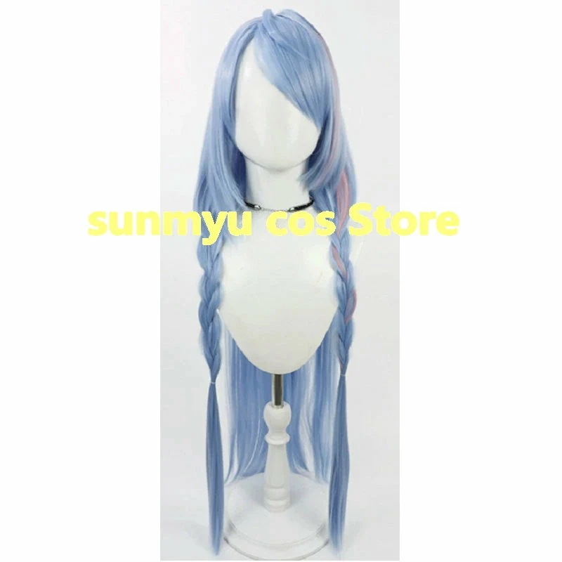 ブルーアーカイブ Blue Archive 蒼森ミネ コスプレ道具　ウィッグ　水色　長いウィッグ