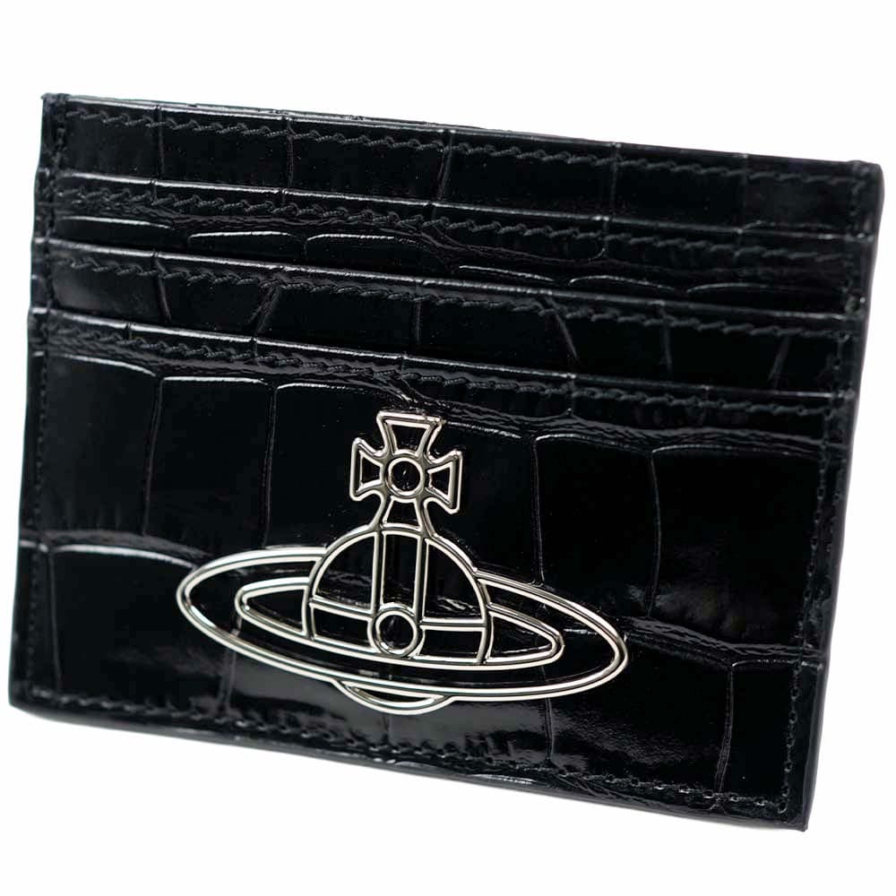 ヴィヴィアンウエストウッド カードケース 名刺入れ メンズ レディース ブラック Vivienne Westwood 5111005A-L0039-N401