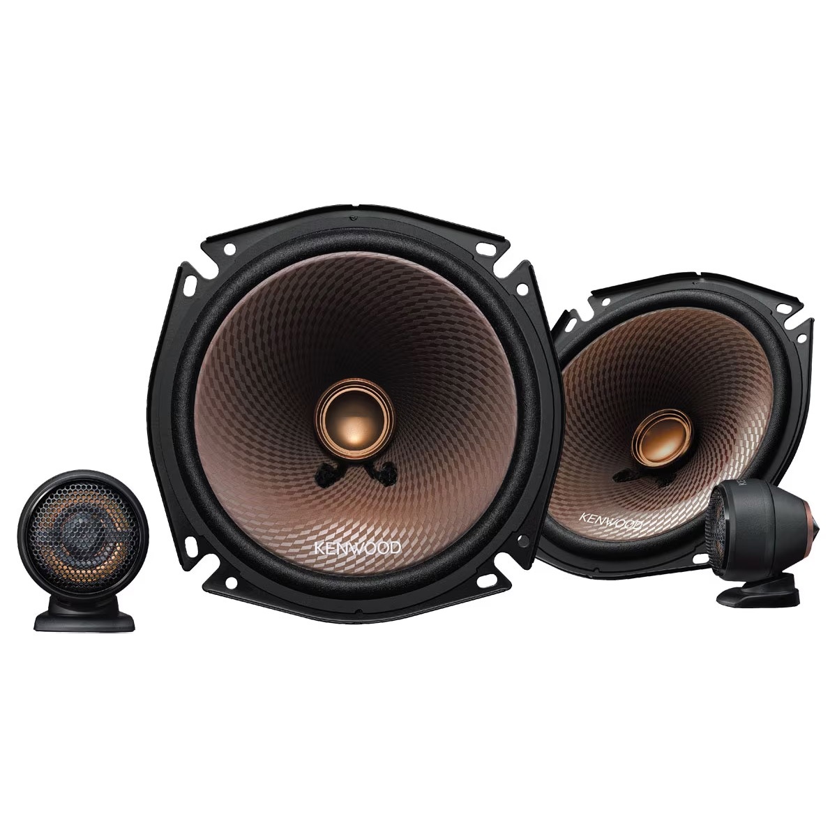ケンウッド 17cmセパレートカスタムフィット・スピーカー2本1組・ツィーター1組付属 KFCRS175S