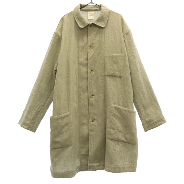 コパン ウール ステンカラーコート 2 グレー COPAIN メンズ