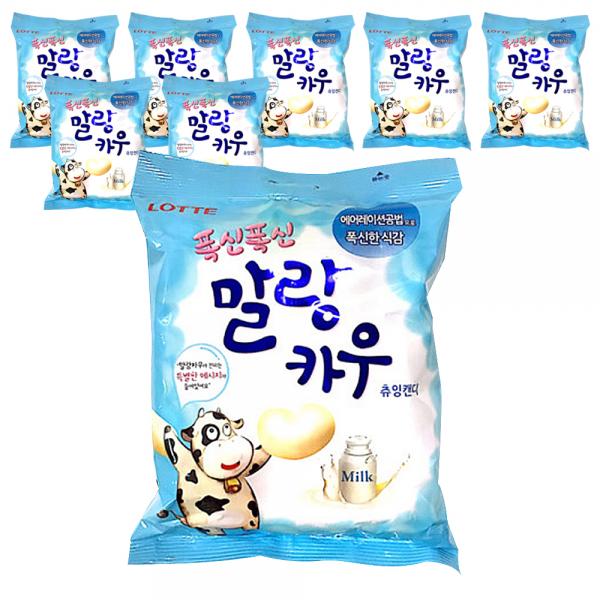 ロッテ製菓 ふわふわマルランカウミルクチューイングキャンディー 롯데제과 폭신폭신 말랑카우 밀크 츄잉캔디