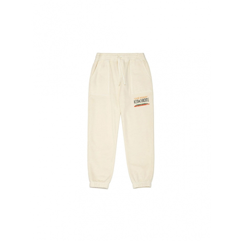KODAK Apparel シネコダック ピグメントダイイング レギュラージョガーパンツ IVORY