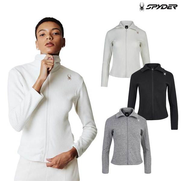 [] 女性トレーニング リブ セットアップ ジップアップ SPIFCNFT251W