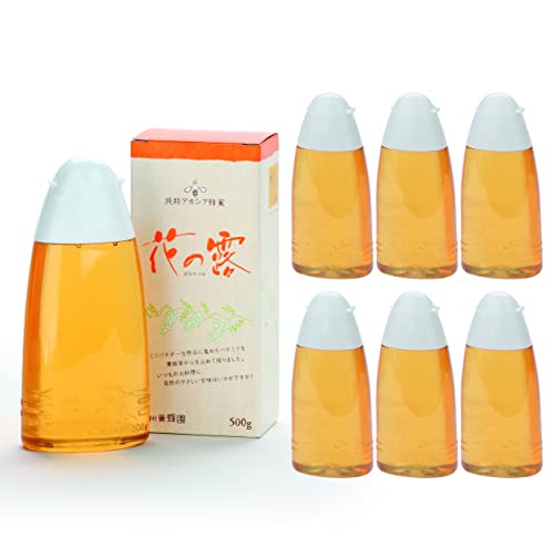 花の露 (純粋アカシア蜂蜜) 500g×6本 お得用 はちみつ ハチミツ 蜂蜜 ハニー 純粋はちみつ 武州養蜂園 アカシアはちみつ
